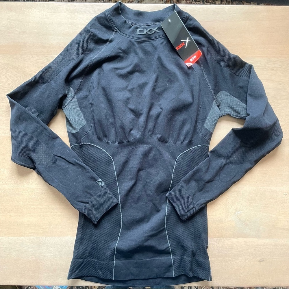 CKX Black Fitted Long Sleeve Thermal Top Base Layer - Picture 3 of 9
